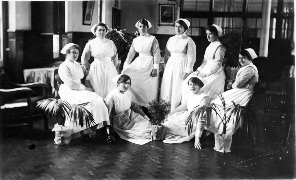 Nurses on Ward c. 1920