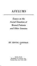 Erving Goffman Ayslums front cover