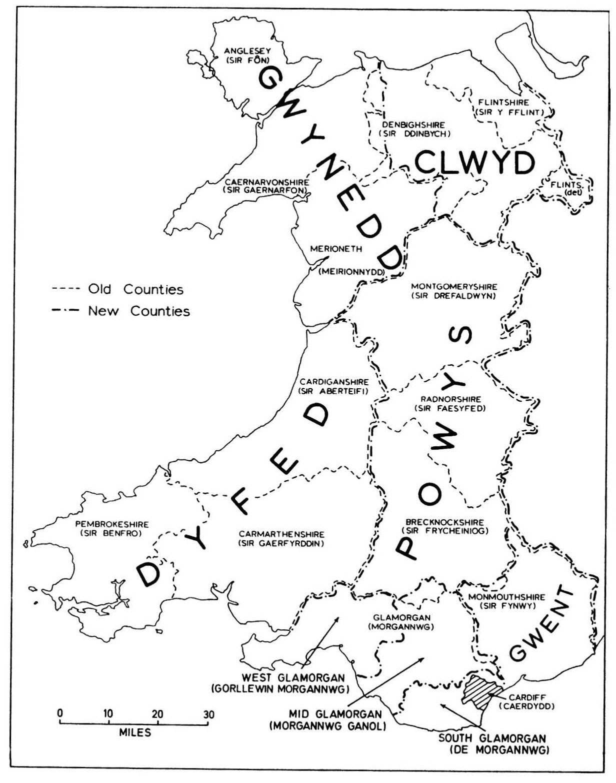 Counties Of Wales 